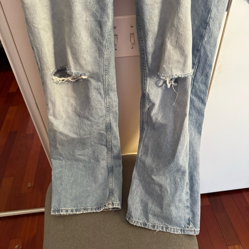 PRIMARK Light Blue Distressed Jeans - Picture 3 of 4